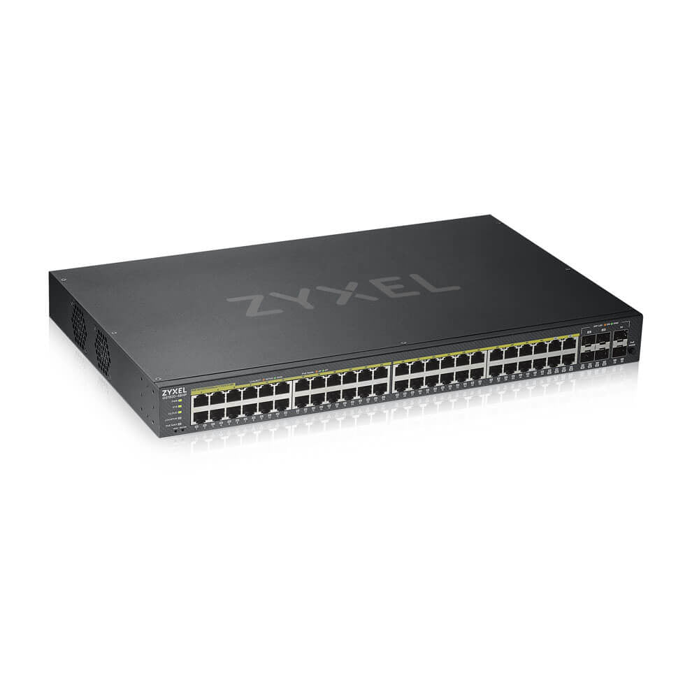 GS1920-48HPV2 Gestionado Gigabit Ethernet (10/100/1000) Energa sobre Ethernet (PoE) Negro