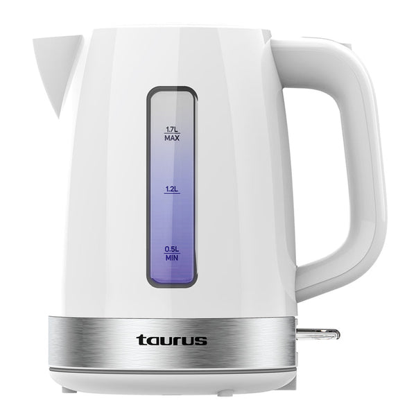 Aroa tetera elctrica 1 7 L 2200 W Plata  Blanco