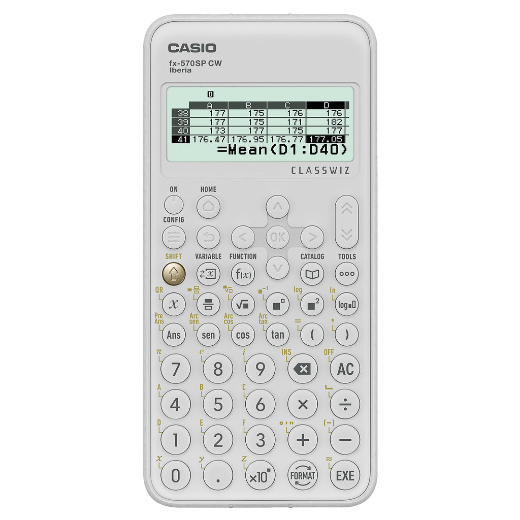 FX-570SPX CW calculadora Bolsillo Calculadora cientfica Blanco