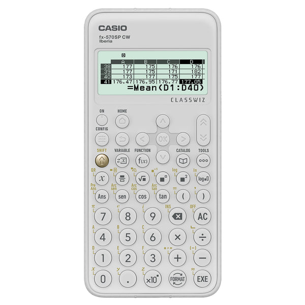 FX-570SPX CW calculadora Bolsillo Calculadora cientfica Blanco
