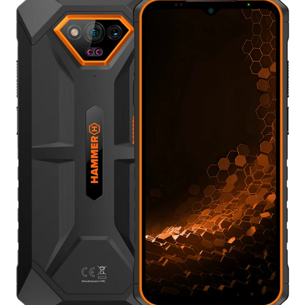 Iron V 16 5 cm (6.5") SIM doble Android 13 4G USB Tipo C 6 GB 64 GB 6320 mAh Negro  Naranja