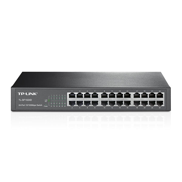 TL-SF1024D No administrado Fast Ethernet (10/100) 1U Negro