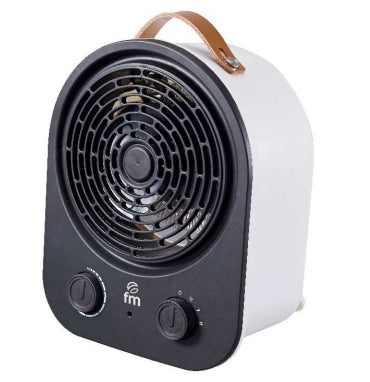 TH-22 calefactor elctrico Interior Negro  Blanco 2000 W Ventilador elctrico