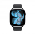 Apple Watch Series 11 GPS + Cellular 46mm Aluminio Gris espacial y Correa Sport Band Negra - Talla M/L