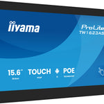 TW1623AS-B3P pantalla para PC 39 6 cm (15.6") 1920 x 1080 Pixeles Full HD LED Pantalla tctil Negro