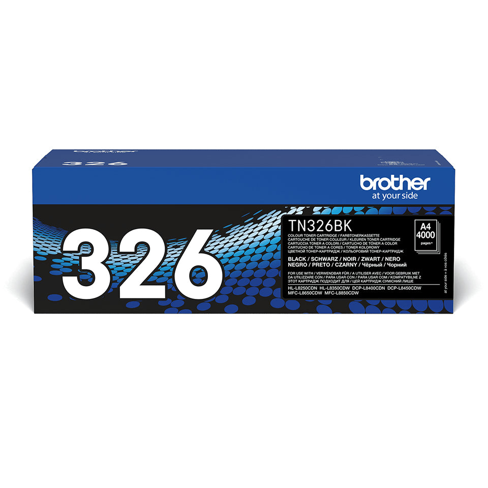 TN-326BK cartucho de tner 1 pieza(s) Original Negro