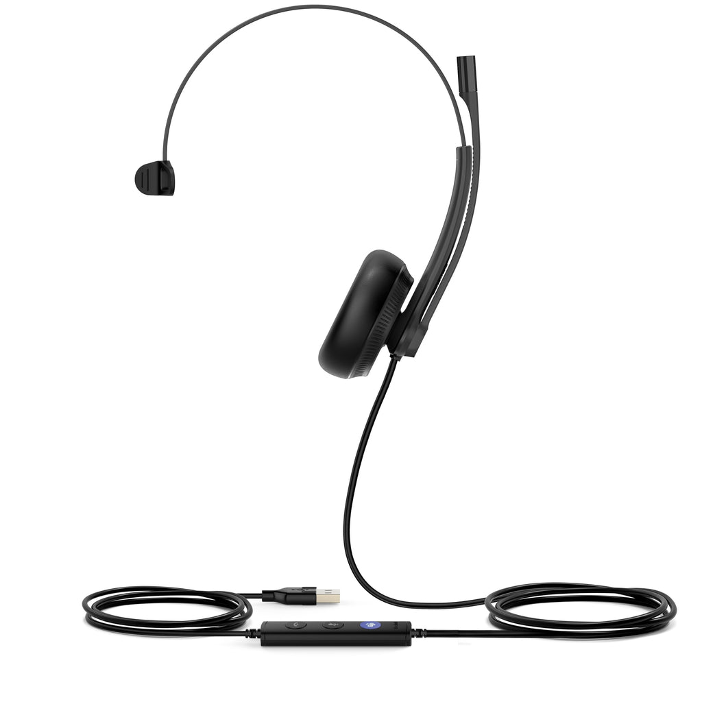 UH34 Mono Teams Auriculares Almbrico Diadema Oficina/Centro de llamadas USB tipo A Negro