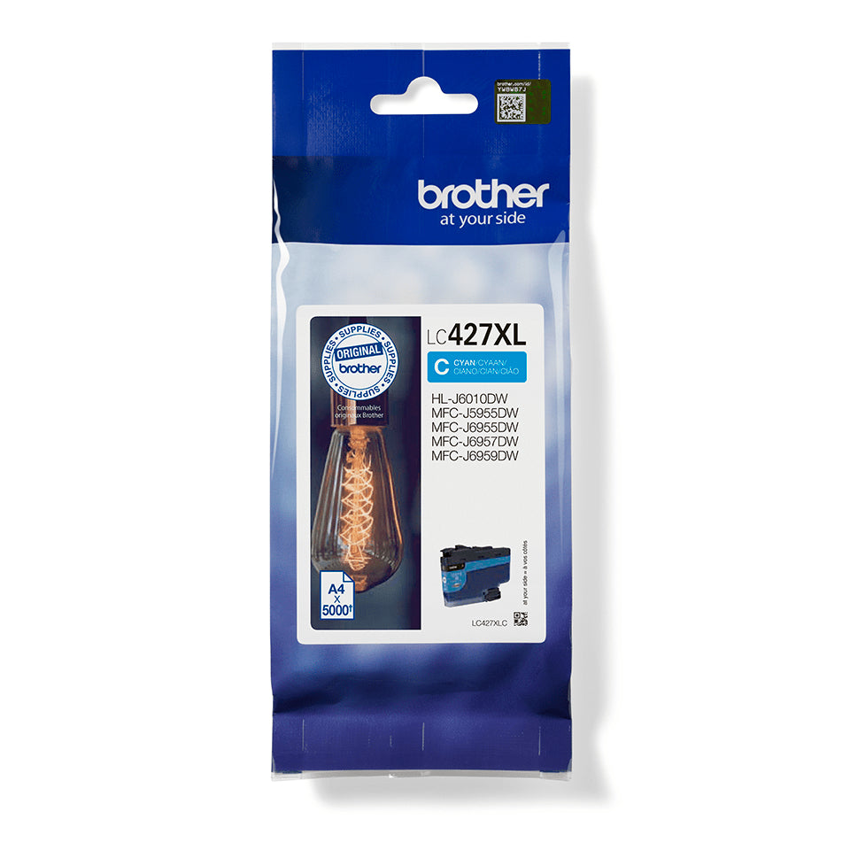 LC-427XLC cartucho de tinta 1 pieza(s) Original Alto rendimiento (XL) Cian