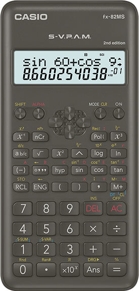 FX-82MS-2 calculadora Bolsillo Calculadora cientfica Negro