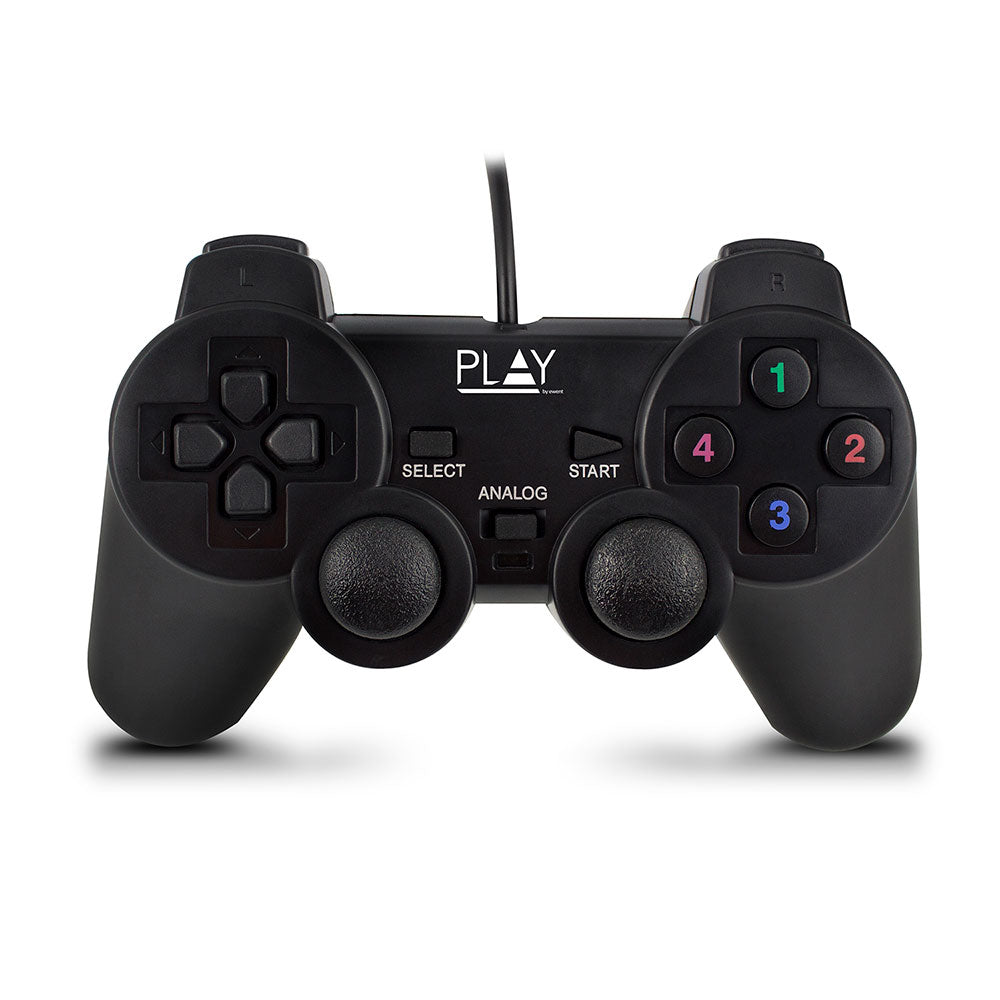 Play Negro USB 2.0 Gamepad Analgico/Digital PC