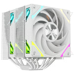 THERMAX 6 DUO  DISIPADOR CPU DUAL  VENTILADOR VORTEX ALTO RENDIMIENTO  120MM  BLANCO
