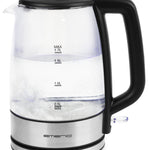 WK-130126 tetera elctrica 1 7 L 2200 W Negro  Transparente