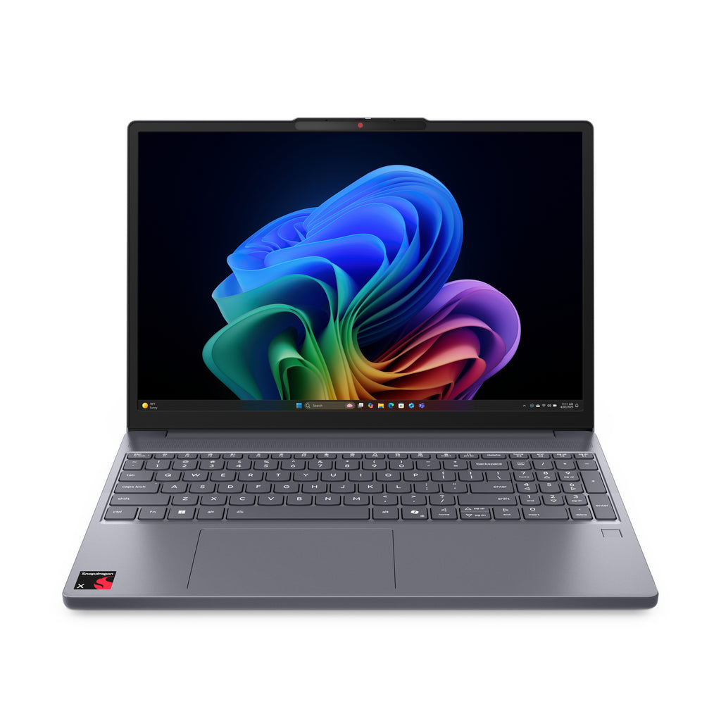 IdeaPad Slim 3 15Q8X10 Copilot+ PC Snapdragon X1-26-100 Porttil 38 9 cm (15.3") WUXGA 16 GB LPDDR5x-SDRAM 512 GB SSD Wi-Fi 6E (802.11ax) Windows 11 Home Espaol Gris
