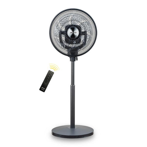 Ventilador Negro Base 360 Rdo. 16? 65w