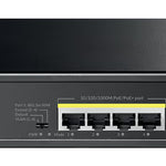 SW5011POE+ switch Gigabit Ethernet (10/100/1000) Energa sobre Ethernet (PoE) Montaje en pared/escritorio Negro