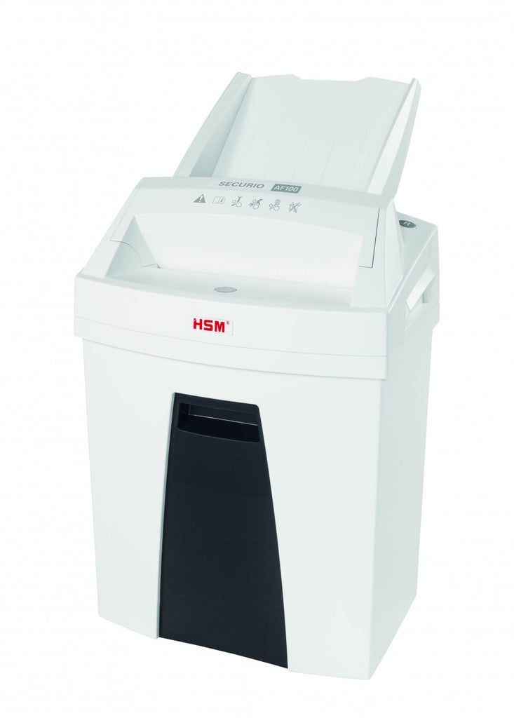 Securio AF100 triturador de papel Corte en partculas 60 dB 22 5 cm Negro  Blanco