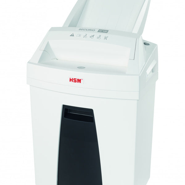 Securio AF100 triturador de papel Corte en partculas 60 dB 22 5 cm Negro  Blanco