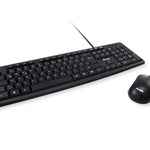 245201 teclado Ratn incluido Oficina USB QWERTY Espaol Negro