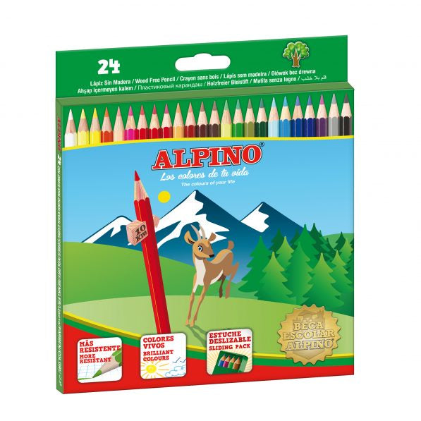 AL010658 lapiz de color 24 pieza(s) Multicolor