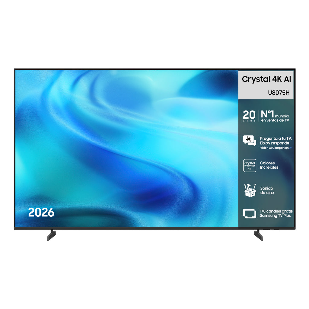 TV 85" Crystal 4K AI U8075H 4K Vision AI Smart TV (2026)