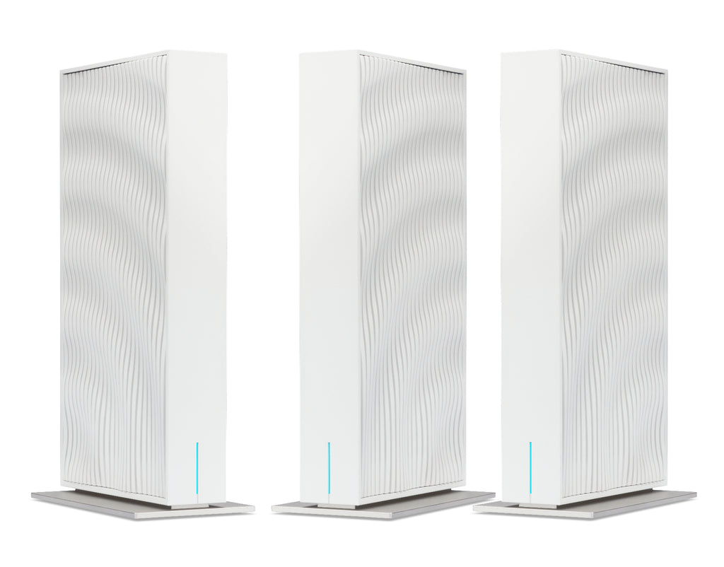 Wave 7  wifi 7 Mesh Router  EU plug  triple pack Dual-band (2.4GHz + 5GHz or 2.4GHz + 6GHz) Wi-Fi 7 (802.11be) 4