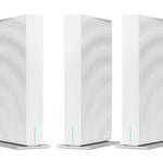 Wave 7  wifi 7 Mesh Router  EU plug  triple pack Dual-band (2.4GHz + 5GHz or 2.4GHz + 6GHz) Wi-Fi 7 (802.11be) 4