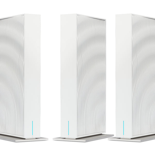 Wave 7  wifi 7 Mesh Router  EU plug  triple pack Dual-band (2.4GHz + 5GHz or 2.4GHz + 6GHz) Wi-Fi 7 (802.11be) 4