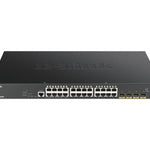 DGS-1250-28XMP switch Gestionado L3 Gigabit Ethernet (10/100/1000) Energa sobre Ethernet (PoE) Negro
