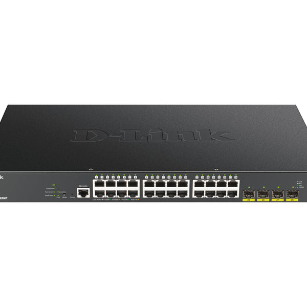 DGS-1250-28XMP switch Gestionado L3 Gigabit Ethernet (10/100/1000) Energa sobre Ethernet (PoE) Negro