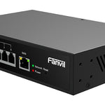 PN8 switch No administrado Fast Ethernet (10/100) Negro