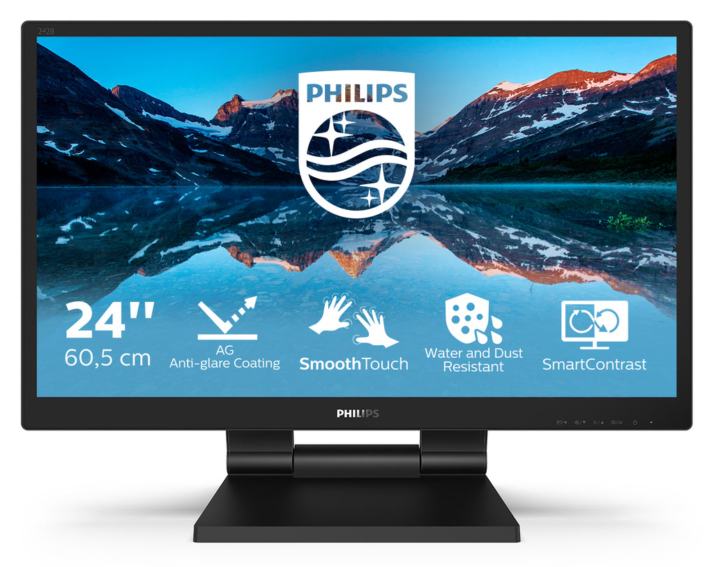 242B9TL/00 pantalla para PC 60 5 cm (23.8") 1920 x 1080 Pixeles Full HD LCD Pantalla tctil Negro