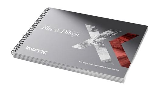IMPREX BLOC DE DIBUJO FOLIO PROLONGADO  20H 135GR LISO