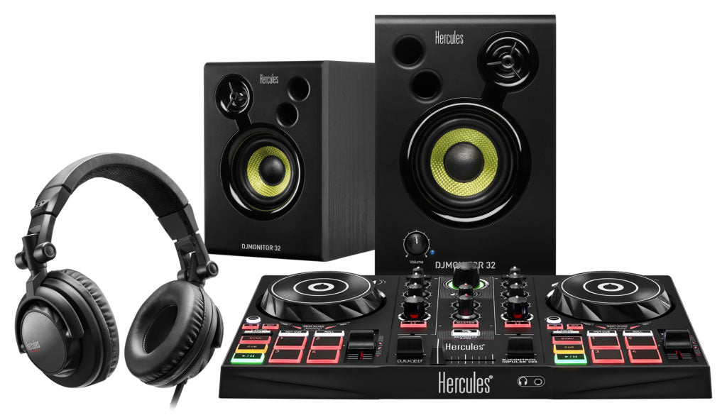 DJLearning Kit DVS (Sistema de vinilo digital) para scratch digital Negro