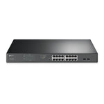 TL-SG1218MPE Gestionado L2 Gigabit Ethernet (10/100/1000) Energa sobre Ethernet (PoE) 1U Negro