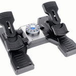 G Saitek Pro Flight Rudder Pedals Negro  Plata USB 2.0 Simulador de Vuelo Analgico/Digital PC
