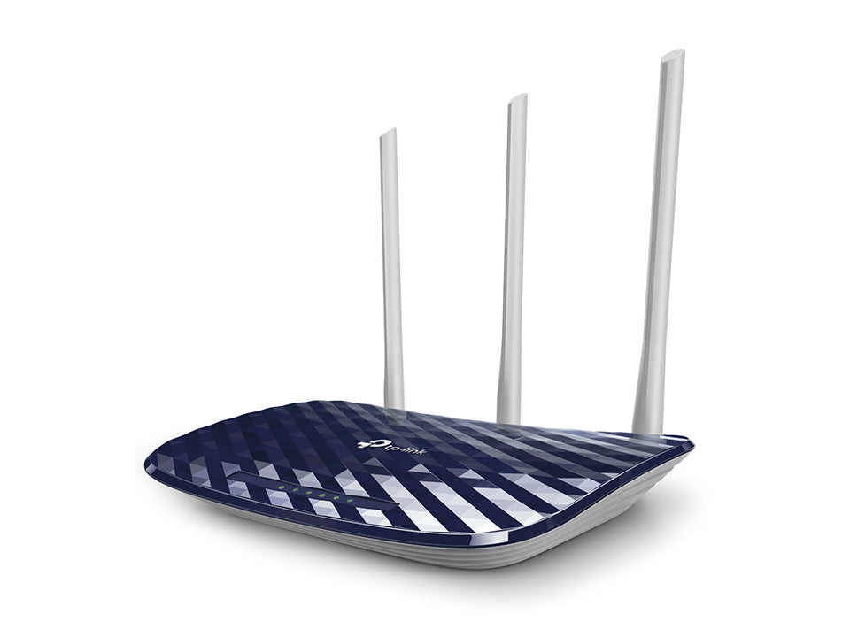 AC750 router inalmbrico Ethernet rpido Doble banda (2 4 GHz / 5 GHz) Negro  Blanco