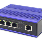 Conmutador de red Fast Ethernet de 4 puertos  industrial  no gestionado  1 enlace ascendente RJ45
