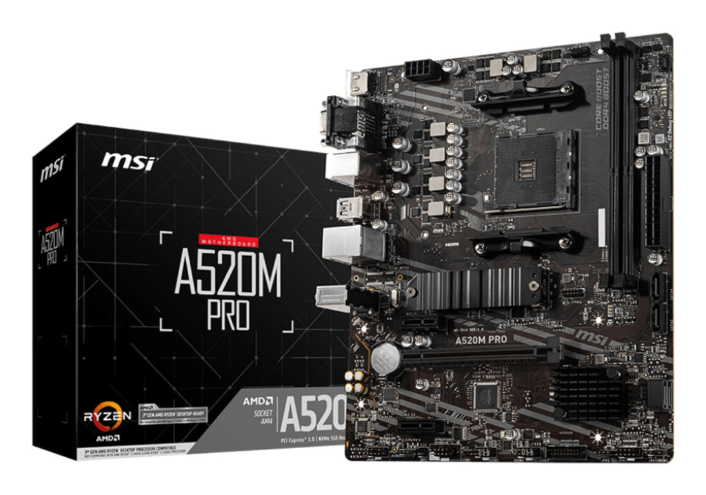 A520M PRO placa base AMD A520 Zcalo AM4 micro ATX