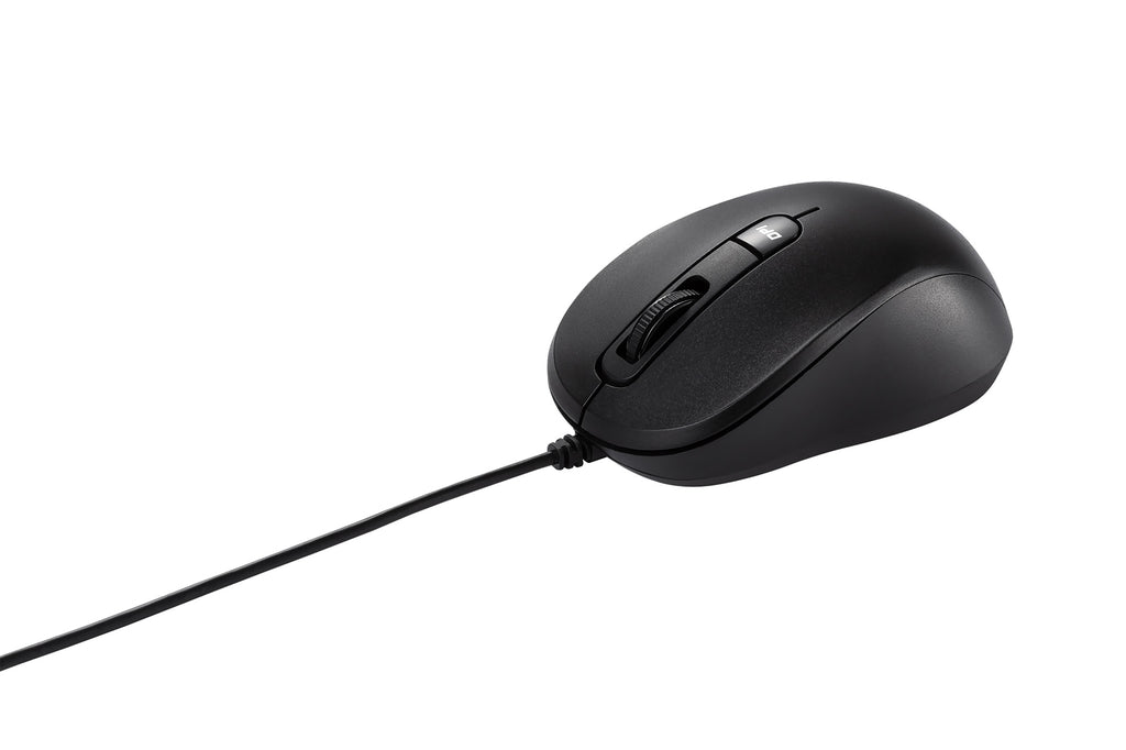 MU101C ratn Oficina Ambidextro USB tipo A ptico 3200 DPI