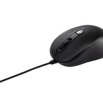 MU101C ratn Oficina Ambidextro USB tipo A ptico 3200 DPI