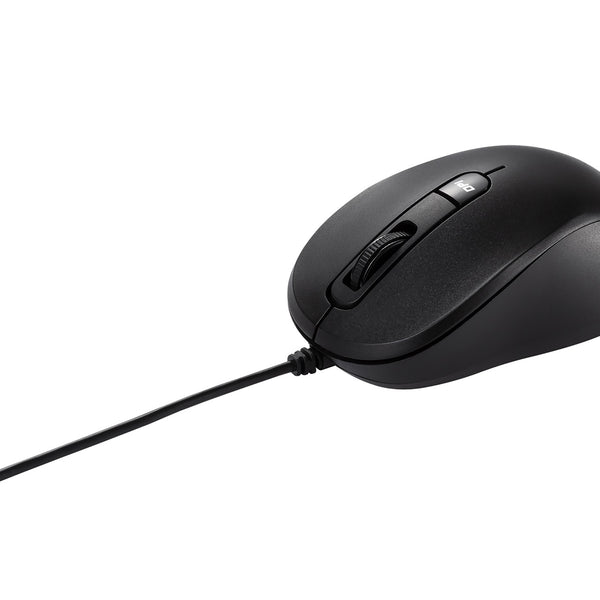 MU101C ratn Oficina Ambidextro USB tipo A ptico 3200 DPI