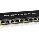 GS316P No administrado Gigabit Ethernet (10/100/1000) Energa sobre Ethernet (PoE) Negro