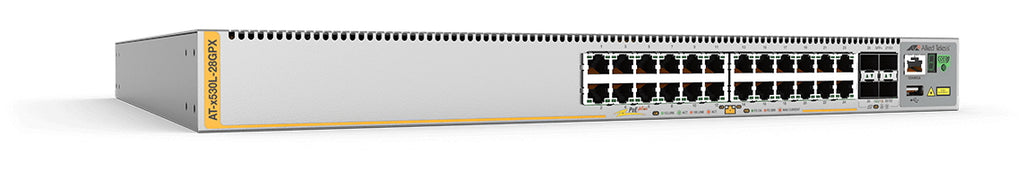 AT-x530L-28GPX-50 Gestionado L3+ Gigabit Ethernet (10/100/1000) Energa sobre Ethernet (PoE) 1U Gris