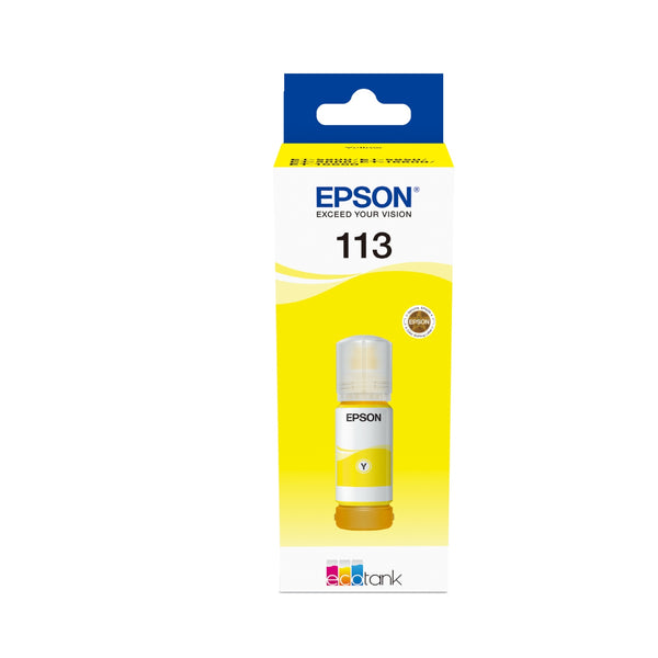 113 EcoTank Pigment Yellow ink bottle