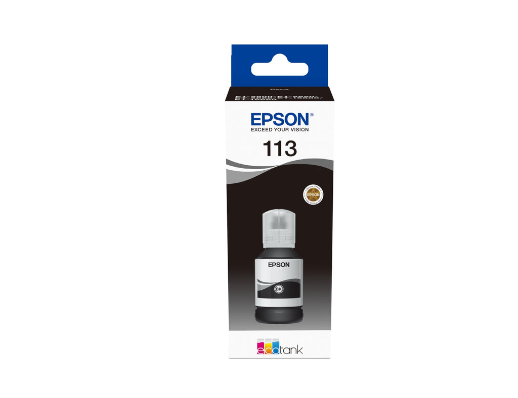 113 EcoTank Pigment Black ink bottle