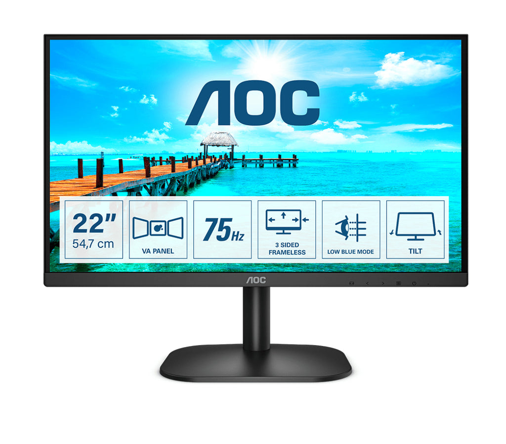 B2 22B2H pantalla para PC 54 6 cm (21.5") 1920 x 1080 Pixeles Full HD LED Negro