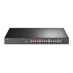 TL-SL1226P No administrado Gigabit Ethernet (10/100/1000) Energa sobre Ethernet (PoE) 1U Gris