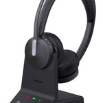 WH64 Dual Teams Headset Auriculares Inalmbrico Diadema Oficina/Centro de llamadas USB Tipo C Bluetooth Negro