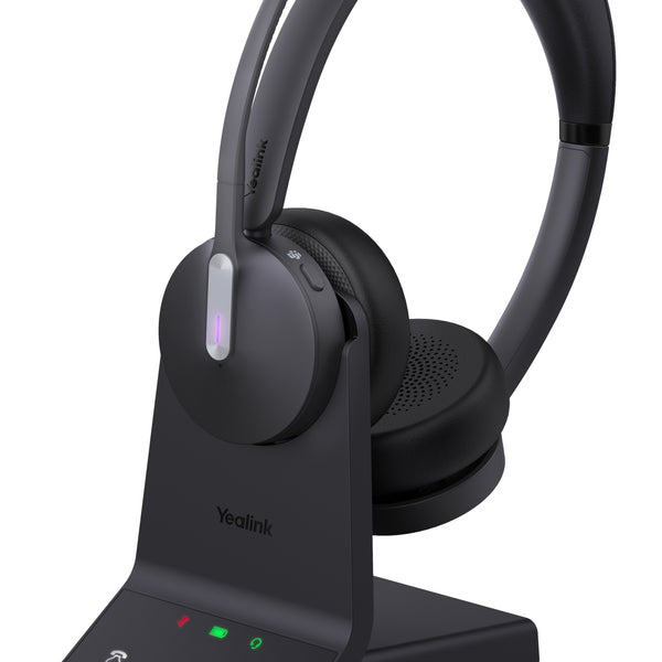 WH64 Dual Teams Headset Auriculares Inalmbrico Diadema Oficina/Centro de llamadas USB Tipo C Bluetooth Negro