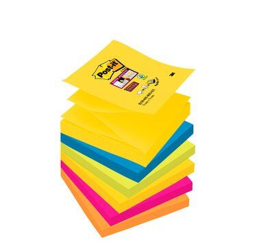 R330-6SSRIO-EU nota autoadhesiva Plaza Azul  Rosa  Amarillo Autoadhesivo